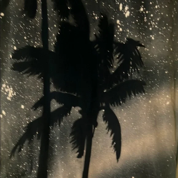 Black Palm Tree Short Sleeve Tee Urban Style - Picture 4 of 10